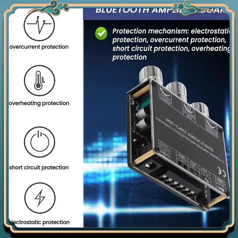 (Новинка)-XY-E30H 2,1-канальный модуль платы усилителя мощности звука Bluetooth с высокими и низкими басами, приложение для сабвуфера
(Новинка)-XY-E30H 2,1-канальный модуль платы усилителя мощности звука Bluetooth с высокими и низкими басами, приложение для сабвуфера