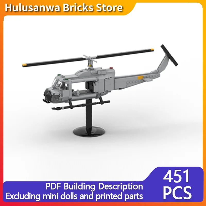 UH-1N Medium Helicopter Model MOC Building Bricks War Equipment Modular Technology Gifts Holiday Assemble Children Toys Suit
UH-1N Medium Helicopter Model MOC Building Bricks War Equipment Modular Technology Gifts Holiday Assemble Children Toys Suit