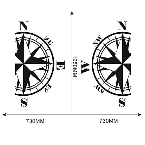 Black Compass Graphic Sticker Caravan Rv Trailer Camper Body Trim Vinyl Decal 2 Pack
Black Compass Graphic Sticker Caravan Rv Trailer Camper Body Trim Vinyl Decal 2 Pack