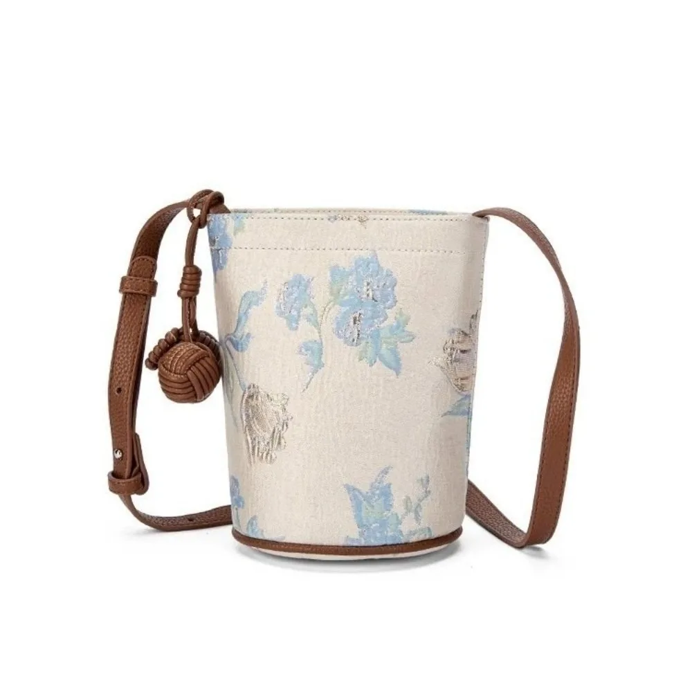 With Pendant Chinese Style Handbag Zipper Closure Chinese Style Retro Shoulder Bag Bucket Bag Lightweight Elegant Underarm Bag
With Pendant Chinese Style Handbag Zipper Closure Chinese Style Retro Shoulder Bag Bucket Bag Lightweight Elegant Underarm Bag