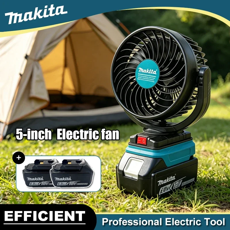 Makita Cordless 5 Inch Portable Cooling Fan With USB Charging Port Adjustable Tilt Mini Air Fan Camping Indoor Outdoor Jobsite
Makita Cordless 5 Inch Portable Cooling Fan With USB Charging Port Adjustable Tilt Mini Air Fan Camping Indoor Outdoor Jobsite