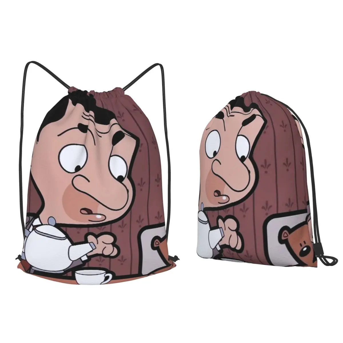 Mr. Bean Cartoon Backpacks Portable Drawstring Bags Sports Bag Book Bags for Travel School
Mr. Bean Cartoon Backpacks Portable Drawstring Bags Sports Bag Book Bags for Travel School
