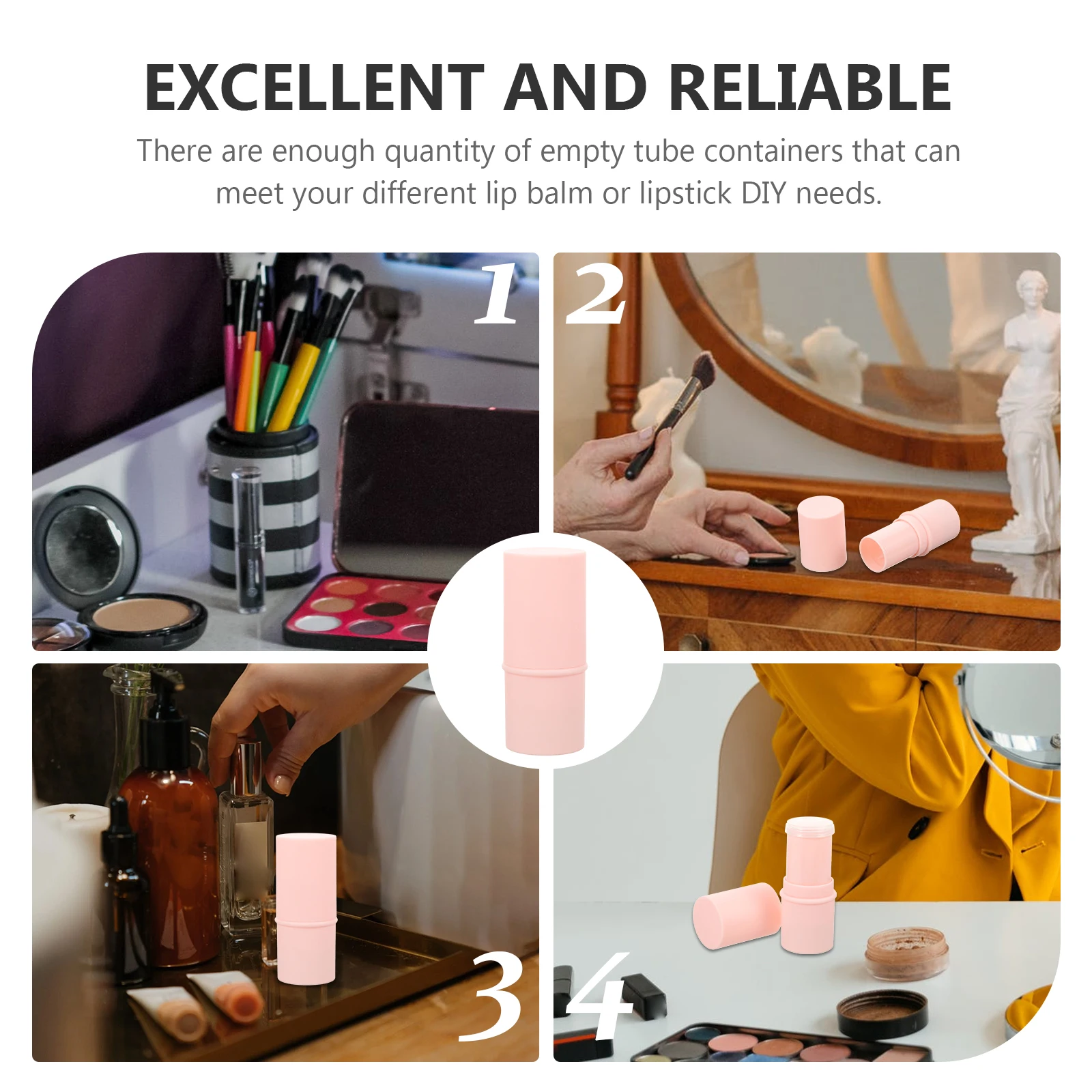 6Pcs Lipstick Tubes DIY Lip Balm Containers Empty Portable Lip Gloss Holders Durable Practical Lipstick Holder 
6Pcs Lipstick Tubes DIY Lip Balm Containers Empty Portable Lip Gloss Holders Durable Practical Lipstick Holder