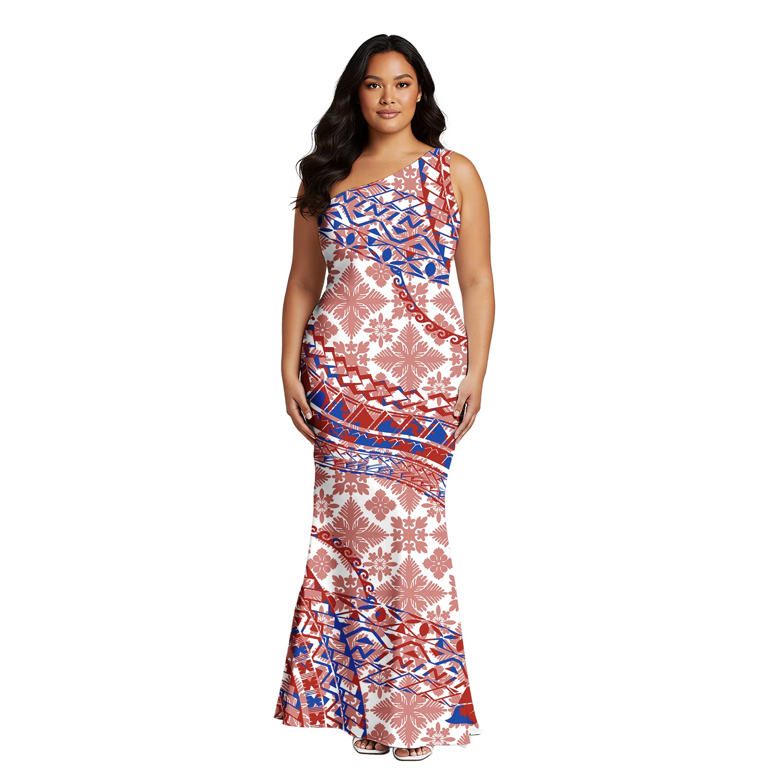 High Quality Samoan Polynesian Island Tribal Plus Size Bodycon Dresses Hawaiian Beach Party Floral Print Sloping Shoulder Dress
High Quality Samoan Polynesian Island Tribal Plus Size Bodycon Dresses Hawaiian Beach Party Floral Print Sloping Shoulder Dress