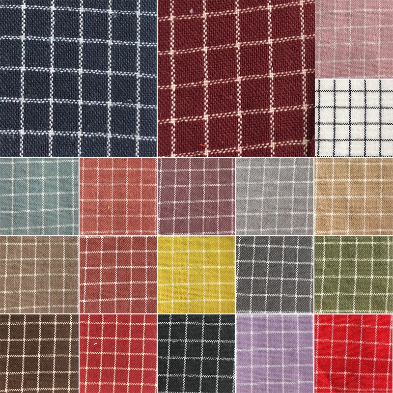 100x140cm Cotton Yarn Dyed Fabric Soft Breathable Wash Cloth Plaid Fabric For Diy Sewing Dress Bedding Home Textile Material
100x140cm Cotton Yarn Dyed Fabric Soft Breathable Wash Cloth Plaid Fabric For Diy Sewing Dress Bedding Home Textile Material