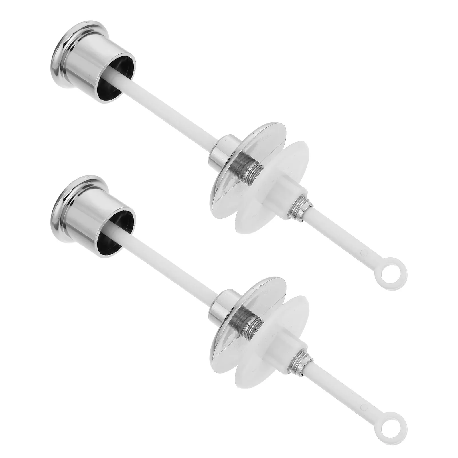 2Pcs Toilet Flush Lever Replacement Metal Push Button Classic Design Easy Operation Water Saving Toilet Pull Button Accessory
2Pcs Toilet Flush Lever Replacement Metal Push Button Classic Design Easy Operation Water Saving Toilet Pull Button Accessory