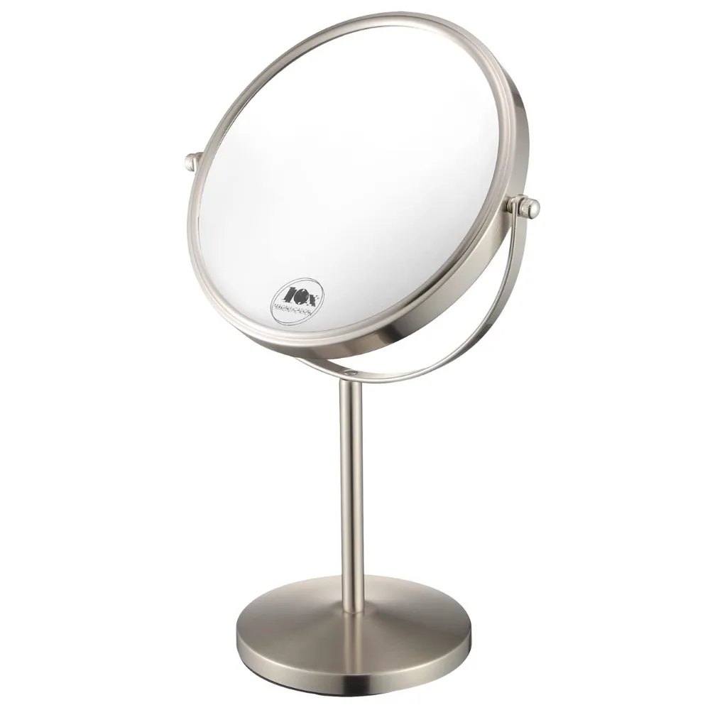 10x Magnifying Makeup Mirror, 8-inch Desktop Mirror, Double-sided 1x/10x Magnification, Standing Bathroom Makeup Mirror
10x Magnifying Makeup Mirror, 8-inch Desktop Mirror, Double-sided 1x/10x Magnification, Standing Bathroom Makeup Mirror