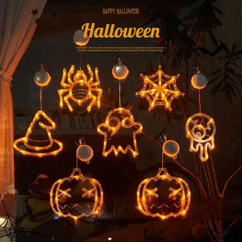 Halloween Lights Party Decoration Suction Cup Light Pumpkin String Lights Hanging Lights Spider Web Led Suction Cup Lights
Halloween Lights Party Decoration Suction Cup Light Pumpkin String Lights Hanging Lights Spider Web Led Suction Cup Lights