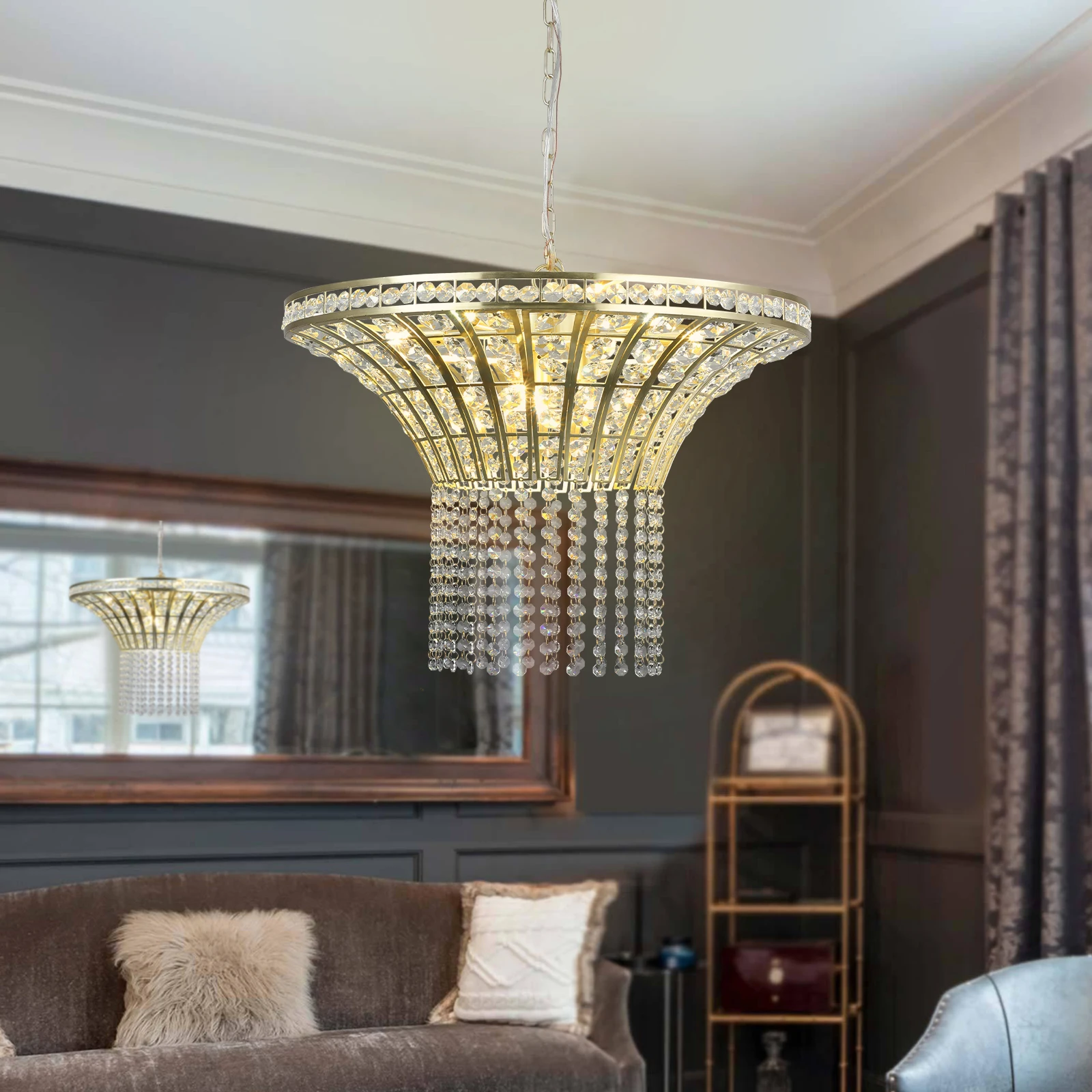 Crystal Chandeliers K9 Drop Crystal Chandelier Ceiling Light Fixture 8 Lights For Ceiling Dining Room Living Room Home Decor
Crystal Chandeliers K9 Drop Crystal Chandelier Ceiling Light Fixture 8 Lights For Ceiling Dining Room Living Room Home Decor