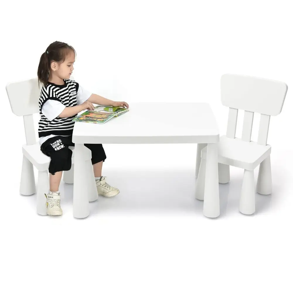 3Piece Kids Table and Chairs Set, Lightweight Plastic Children Activity Center for Reading, Writing, Painting, Snack Time, Kids
3Piece Kids Table and Chairs Set, Lightweight Plastic Children Activity Center for Reading, Writing, Painting, Snack Time, Kids