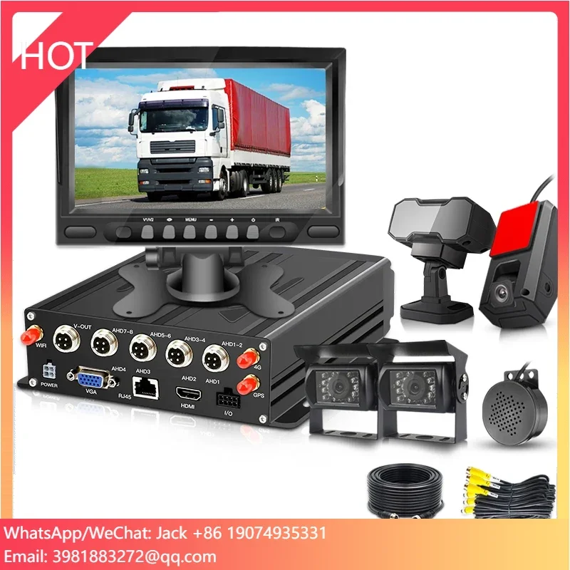Intelligent Digital Video Recorder With DMS and ADAS Camera AI MDVR WIFI GPS 4G DVR for Fleet Management and Driving Safety
Intelligent Digital Video Recorder With DMS and ADAS Camera AI MDVR WIFI GPS 4G DVR for Fleet Management and Driving Safety