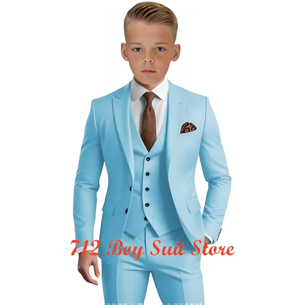 Boys Classic Suit Slim Fit Jacket Vest and Pants 3 piece Set Children's Suits Wedding Holiday Birthday Party Tuxedo
Boys Classic Suit Slim Fit Jacket Vest and Pants 3 piece Set Children's Suits Wedding Holiday Birthday Party Tuxedo