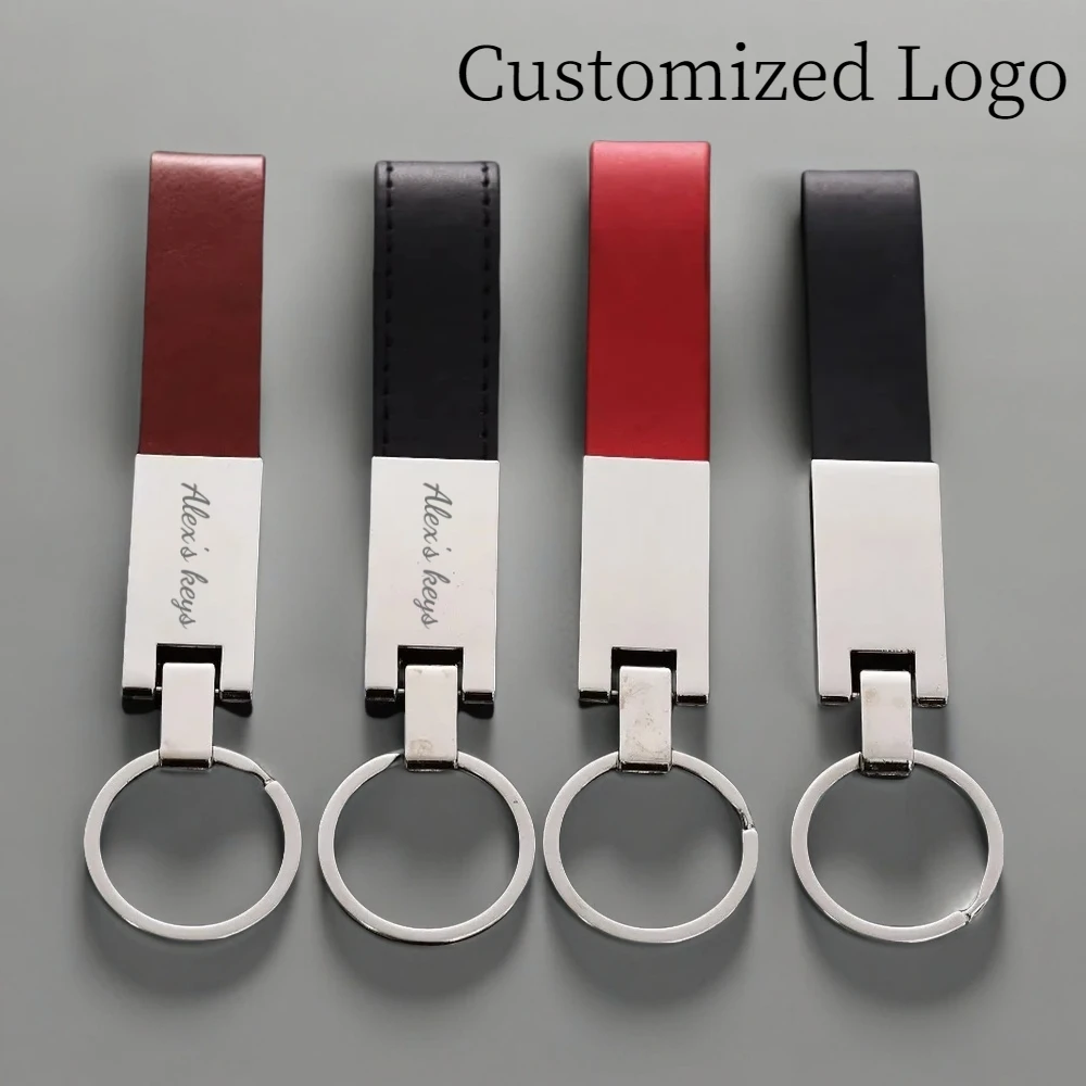 Luxury Business Men Metal Genuine Leather Keychain Moto Car Custom Laser Logo Name Keyring Boutique Key Chain Ring Gift
Luxury Business Men Metal Genuine Leather Keychain Moto Car Custom Laser Logo Name Keyring Boutique Key Chain Ring Gift