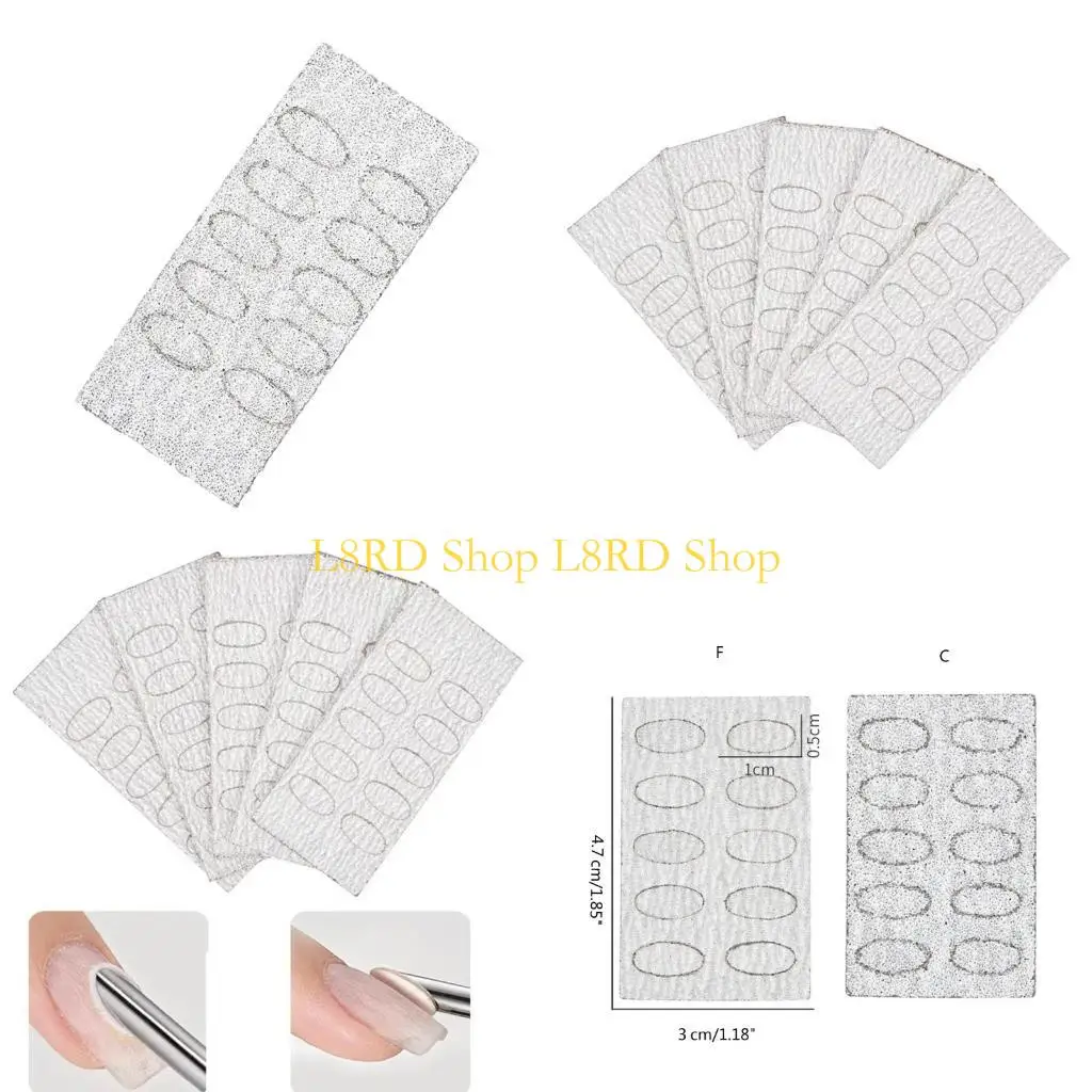 L8RD 50 Grit Mini Files Disposable Self-adhesive Cuticle Pusher Sandpaper Accessories Polishing Sanding Manicure
L8RD 50 Grit Mini Files Disposable Self-adhesive Cuticle Pusher Sandpaper Accessories Polishing Sanding Manicure
