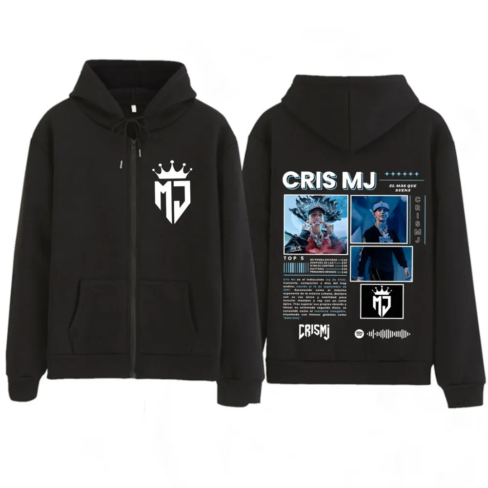 Rapper CRIS MJ Album Tour 2026 Graphics Zipper Hoodie Men Women Hip-hop Loose Casual Vintage Oversized Zip Up Jacket Streetwear
Rapper CRIS MJ Album Tour 2026 Graphics Zipper Hoodie Men Women Hip-hop Loose Casual Vintage Oversized Zip Up Jacket Streetwear