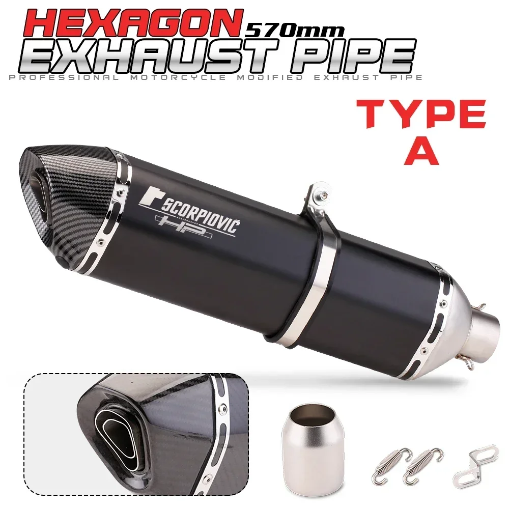 Universal 570mm Motorcycle Racing Exhaust Modified Muffler DB Killer Stainless Steel 570mm Silencer Jiu
Universal 570mm Motorcycle Racing Exhaust Modified Muffler DB Killer Stainless Steel 570mm Silencer Jiu