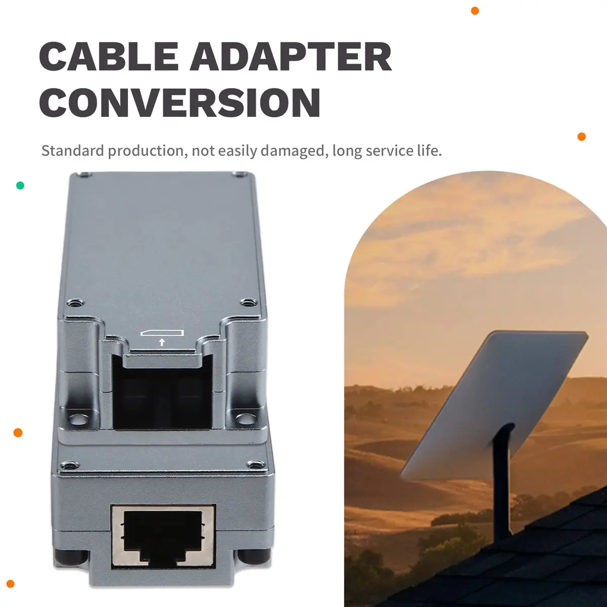DT81 SK0016 320W for Starlink High Performance Flat Dishy Cable Adapter to RJ45 Port Dishy Cable Adapter for Network
DT81 SK0016 320W for Starlink High Performance Flat Dishy Cable Adapter to RJ45 Port Dishy Cable Adapter for Network