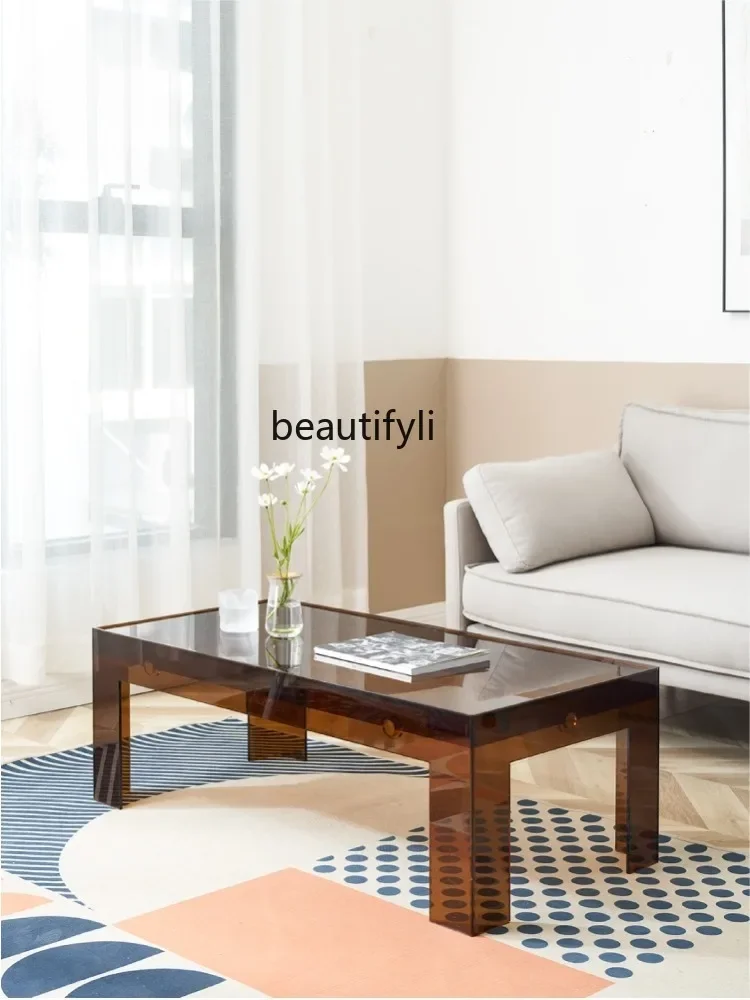 07Nordic Style Simple Coffee Table Modern Minimalist Living Room Home Rectangular Small Table Acrylic Light Luxury Tea Table
07Nordic Style Simple Coffee Table Modern Minimalist Living Room Home Rectangular Small Table Acrylic Light Luxury Tea Table