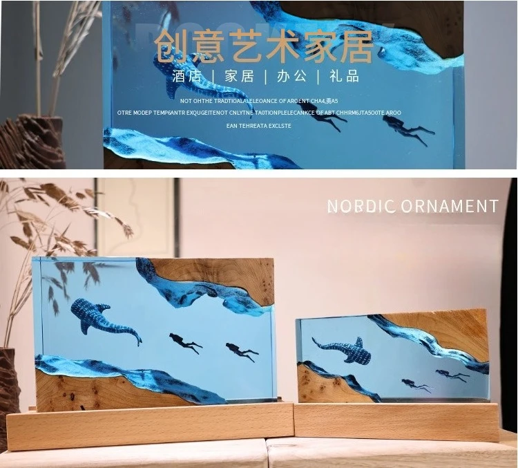 NEW Ocean Art Cave Whale Shark Diver Ornament Sculpture Solid Wood Resin Home Decoration Crafts Gift
NEW Ocean Art Cave Whale Shark Diver Ornament Sculpture Solid Wood Resin Home Decoration Crafts Gift