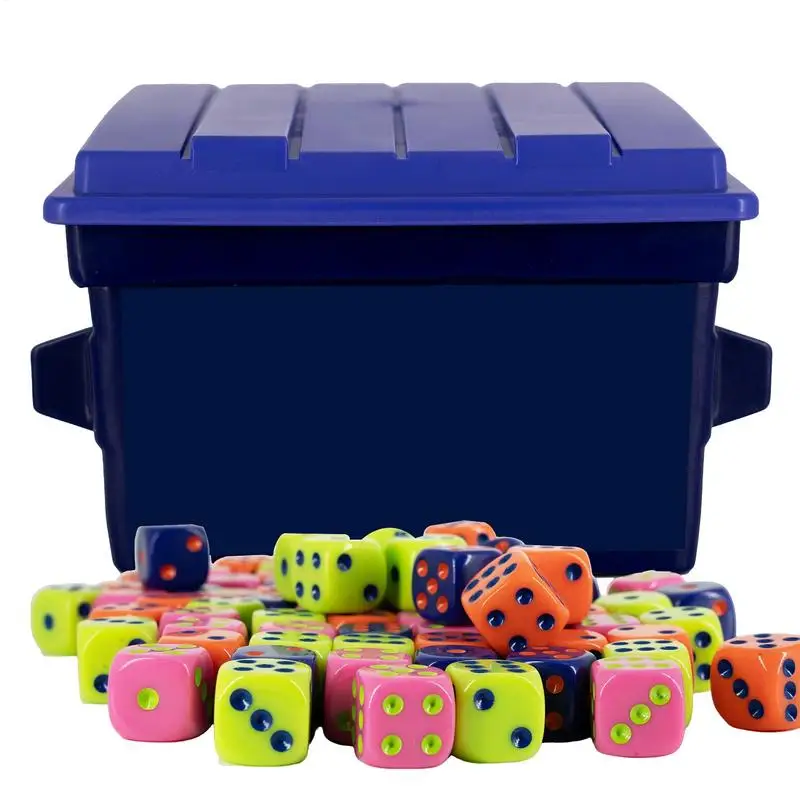 Dumpster Dice 80Pcs Dice Set Fast-Paced Family Dice Game Fun 4-Player Board and Dice Game for Travel Parties and Game Night
Dumpster Dice 80Pcs Dice Set Fast-Paced Family Dice Game Fun 4-Player Board and Dice Game for Travel Parties and Game Night