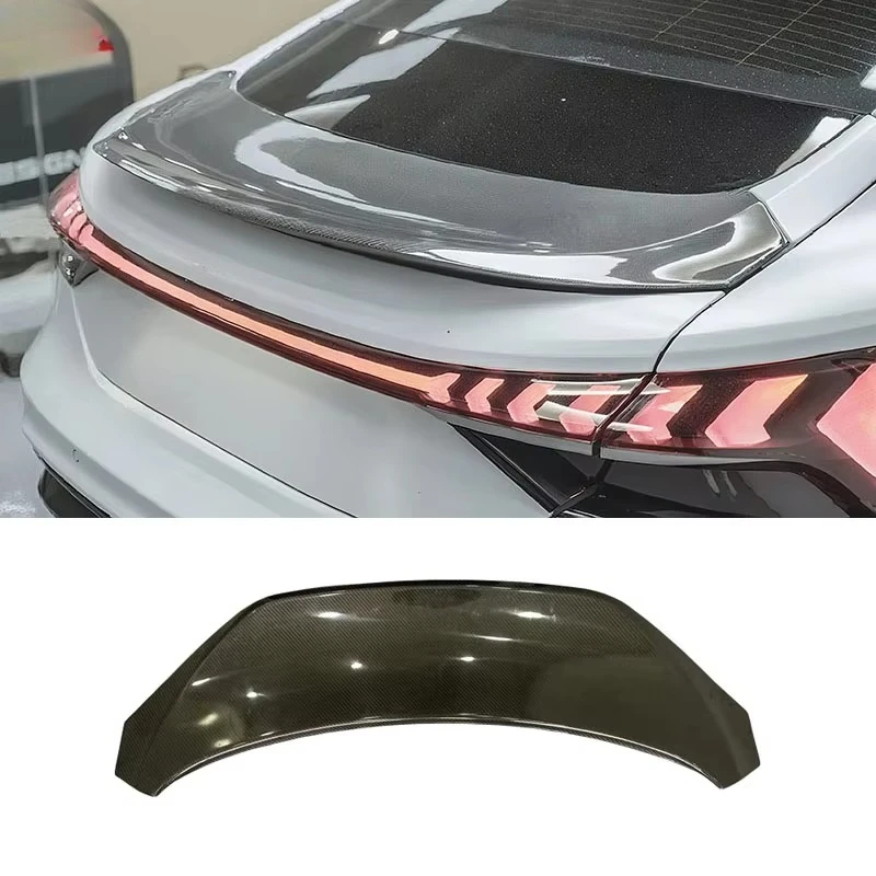 Accessories Decoration PU Style Carbon Fiber Spoiler for RS / E-Tron GT Rear Tail Wing Spoiler
Accessories Decoration PU Style Carbon Fiber Spoiler for RS / E-Tron GT Rear Tail Wing Spoiler
