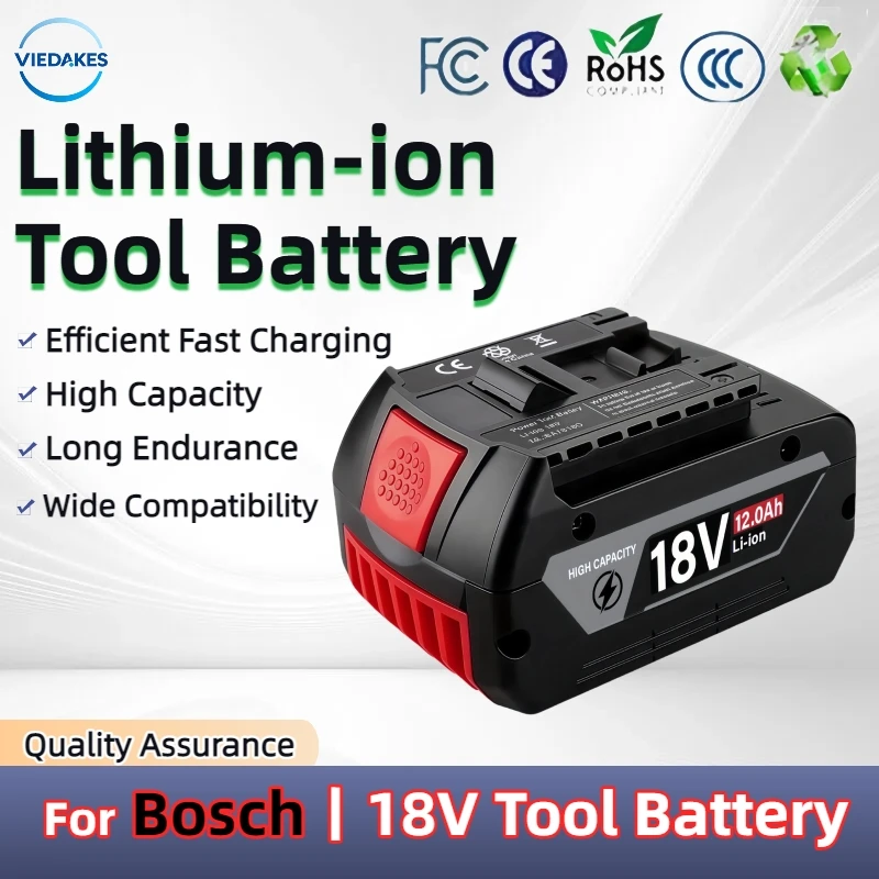 Original for Bosch 18V battery, wireless power tool lithium battery, BAT610G BAT618BAT620BAT622GSR18V-LI Wide Compatibility
Original for Bosch 18V battery, wireless power tool lithium battery, BAT610G BAT618BAT620BAT622GSR18V-LI Wide Compatibility