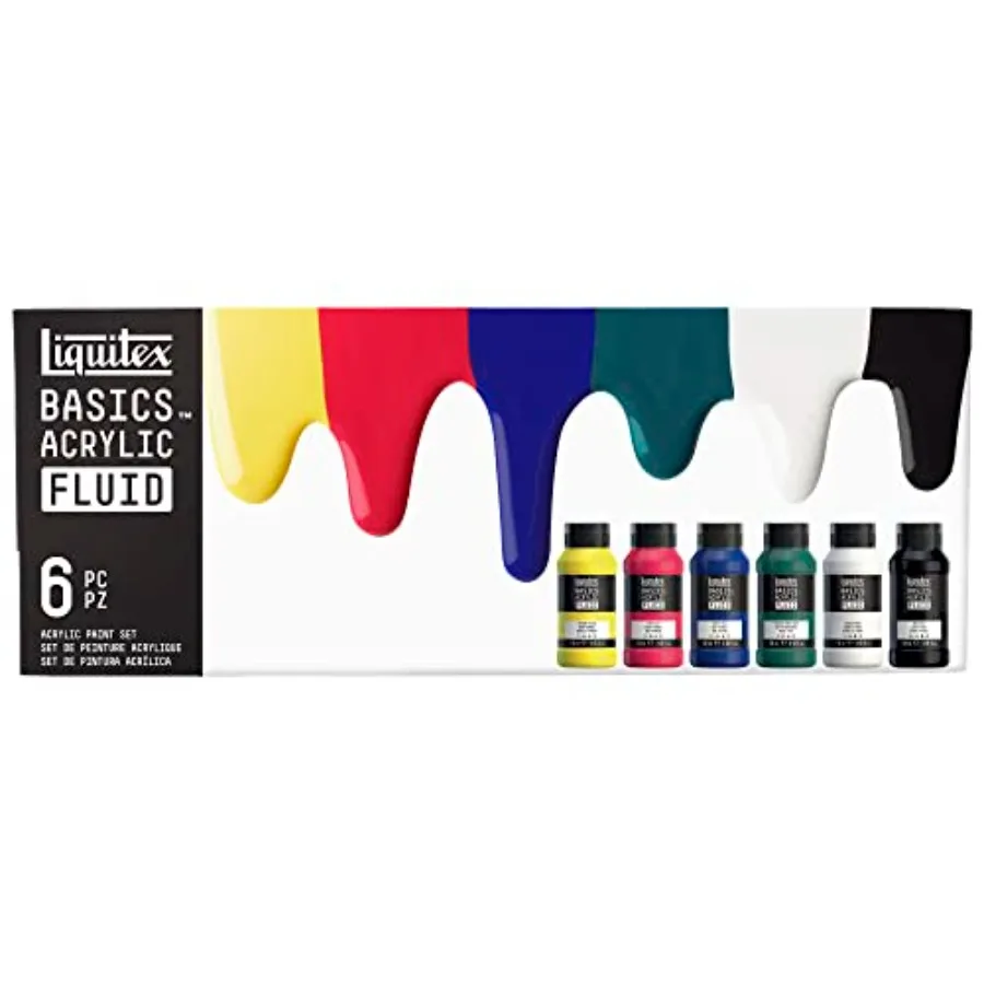 BASICS Acrylic Fluid Paint, Bottle Set
BASICS Acrylic Fluid Paint, Bottle Set