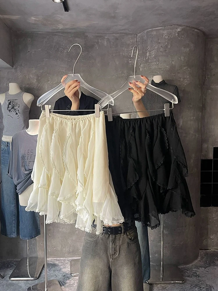Summer High Waist A-Line Skirt Women's Lace Curtain Uneven Tulle Skirt Commute Korean Style Office Commute Other 100%
Summer High Waist A-Line Skirt Women's Lace Curtain Uneven Tulle Skirt Commute Korean Style Office Commute Other 100%