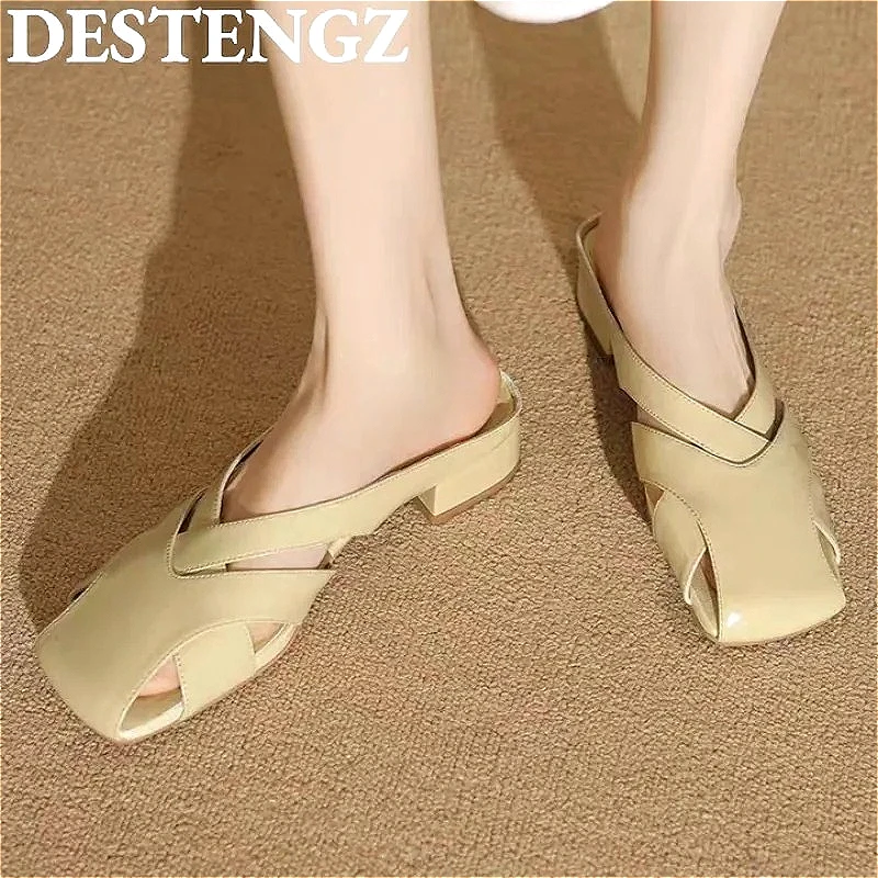 Square Toe High Heels Slippers Women Heeled Sandals Mules Shoes Summer 2025 Woman Flip Flops Pumps Beach Shoes Casual Slides
Square Toe High Heels Slippers Women Heeled Sandals Mules Shoes Summer 2025 Woman Flip Flops Pumps Beach Shoes Casual Slides