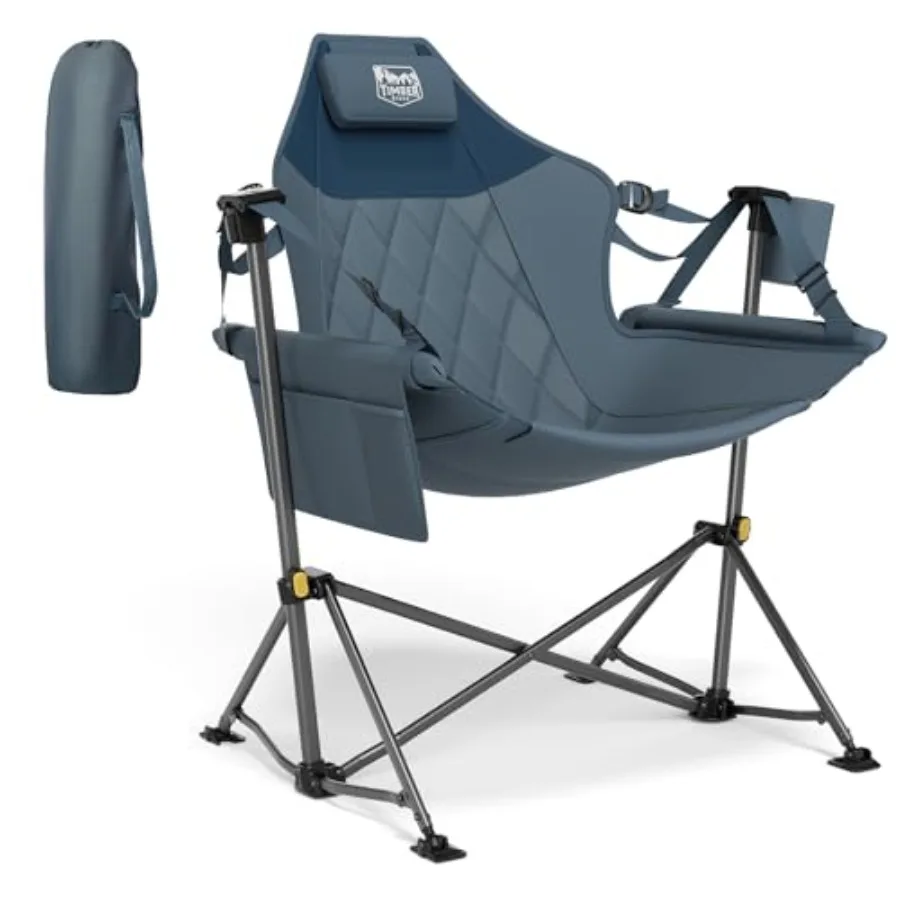 Hammock Camping Chair with Adjustable Backrest Heavy Duty Folding Hammock Chair Supports 300lbs Portable Hammock Chair for Camp
Hammock Camping Chair with Adjustable Backrest Heavy Duty Folding Hammock Chair Supports 300lbs Portable Hammock Chair for Camp