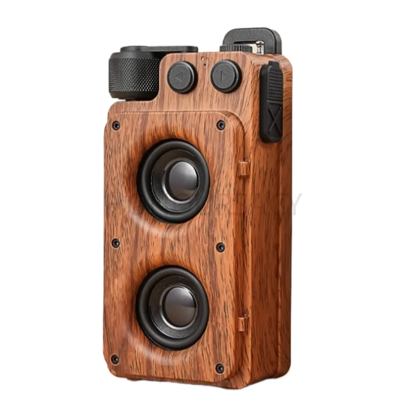 Retro Wooden Bluetooth Speaker Dual Speaker Portable FM Radio Wireless Sound System for Home Outdoor Camping
Retro Wooden Bluetooth Speaker Dual Speaker Portable FM Radio Wireless Sound System for Home Outdoor Camping