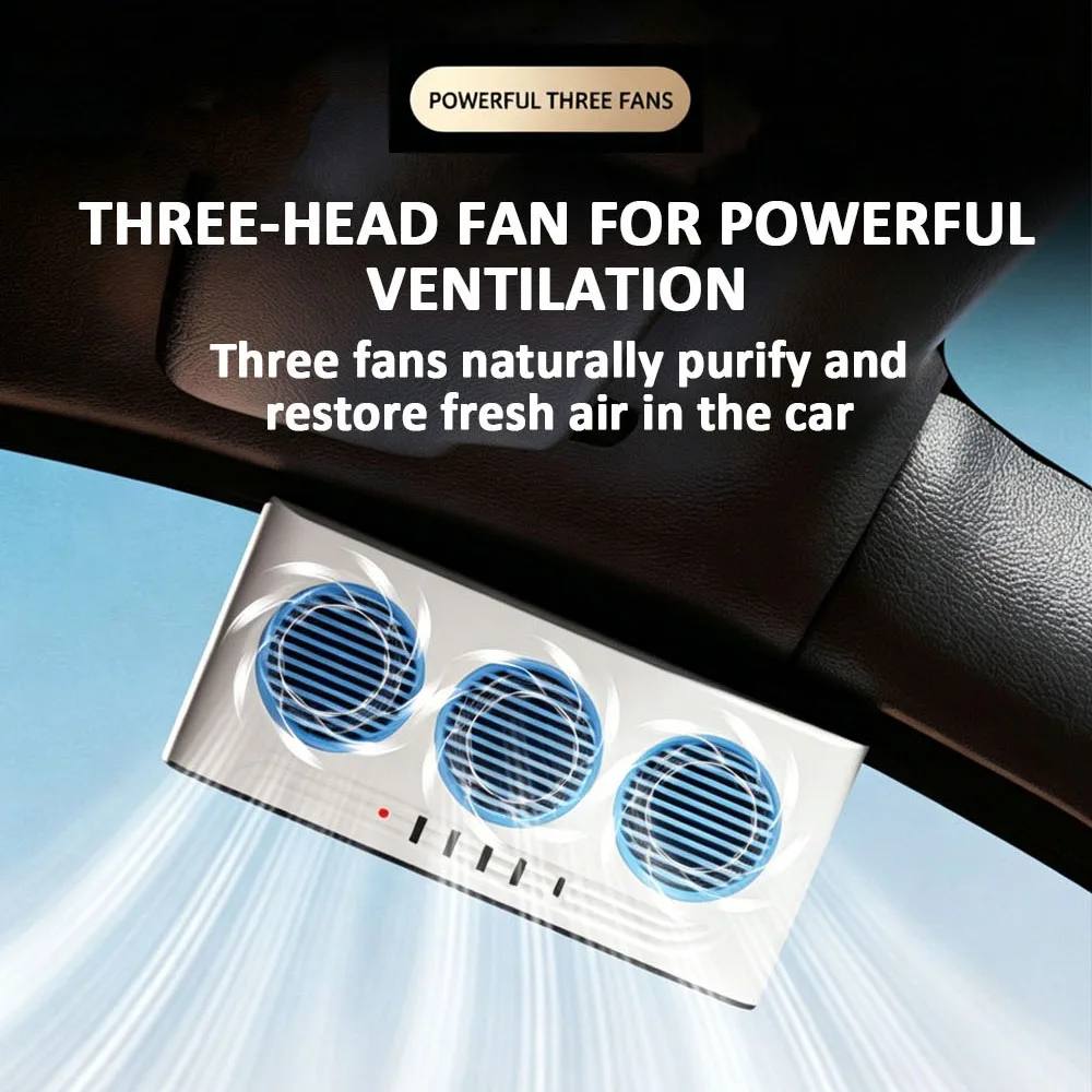 Car Window Cooling And Ventilation Fan Car Interior Air Circulation Exhausted Fan Automotive Cooling Blower With 3 Air Outlets
Car Window Cooling And Ventilation Fan Car Interior Air Circulation Exhausted Fan Automotive Cooling Blower With 3 Air Outlets
