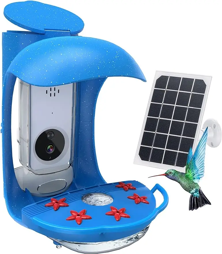 Камера-Кормушка Для Колибри BirdDock с солнечной панелью, умная Кормушка Для Колибри с приложением, кормушка для птиц с ии
Камера-Кормушка Для Колибри BirdDock с солнечной панелью, умная Кормушка Для Колибри с приложением, кормушка для птиц с ии
