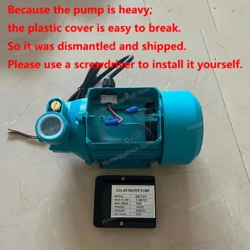 DC 12V 24V 48V Water Pump Brushed Motor Booster Pump QB60 High-lift Large Flow Solar Battery Self-priming
DC 12V 24V 48V Water Pump Brushed Motor Booster Pump QB60 High-lift Large Flow Solar Battery Self-priming