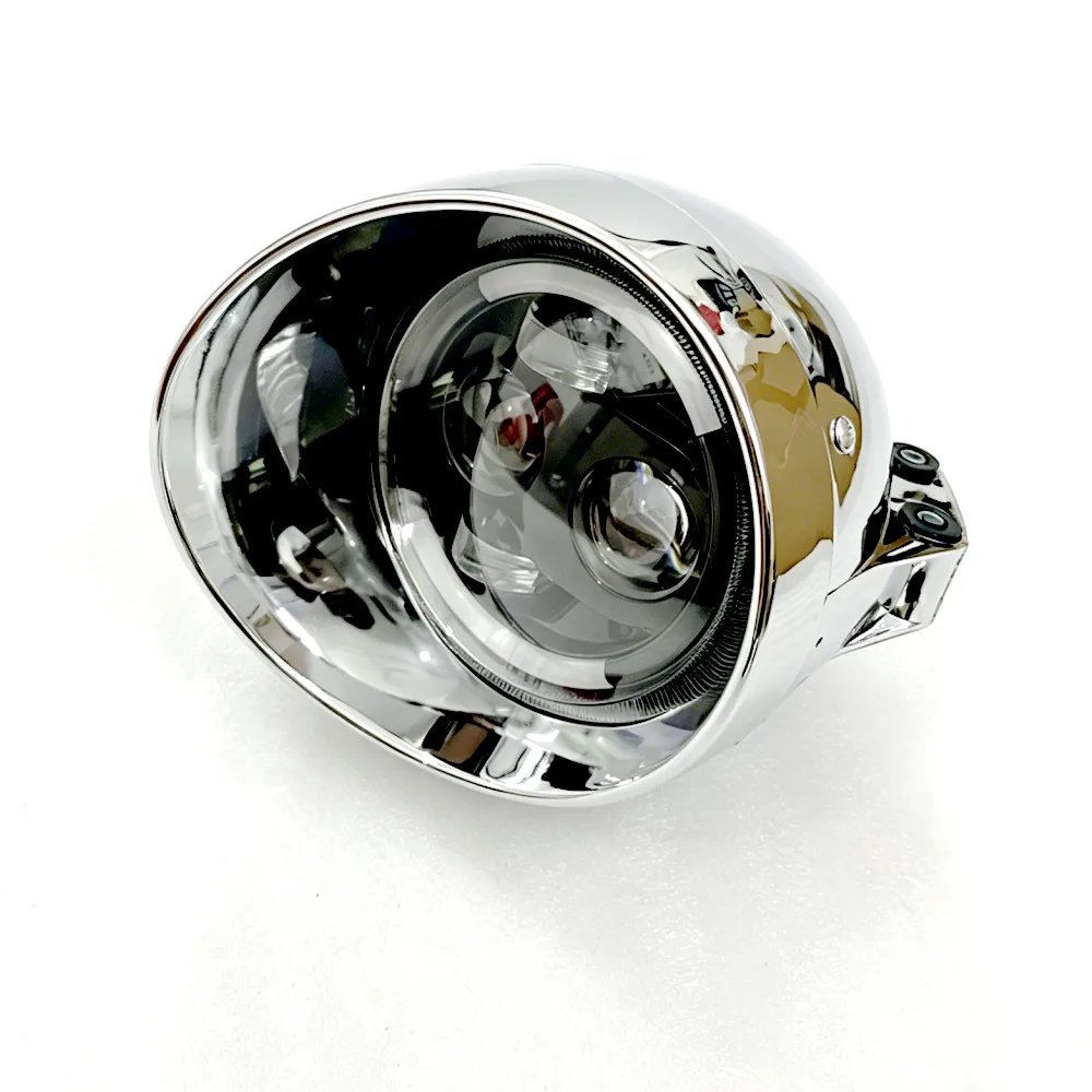 Universal Retro 12V Motorcycle 5.75" LED Headlight High/Low Beam DRL Head Lamp Turn signals Light Cafe Racer Old School
Universal Retro 12V Motorcycle 5.75" LED Headlight High/Low Beam DRL Head Lamp Turn signals Light Cafe Racer Old School