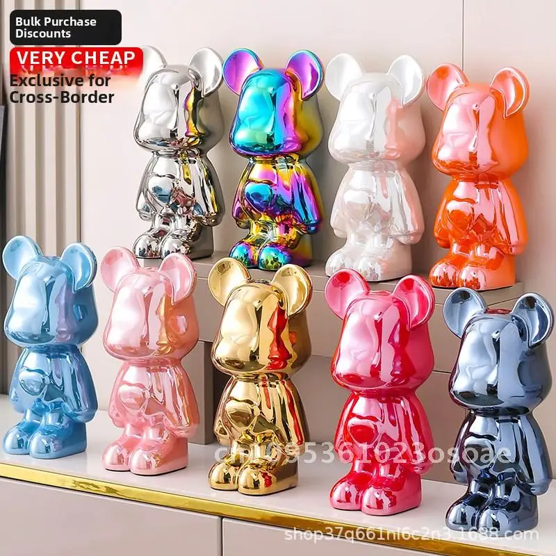 Aesthetic Bear Brick Ceramic Statue Teddy Bear 17/27cm Action Figure Home Decor Ornament Room Sculptures for Crafts
Aesthetic Bear Brick Ceramic Statue Teddy Bear 17/27cm Action Figure Home Decor Ornament Room Sculptures for Crafts