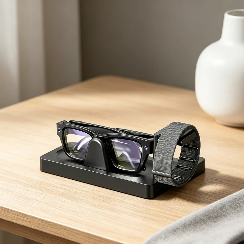 Portable Charging Dock Station For RayBan Display Glasses And For Neural Band Glasses Fast Charging Stand Accessories
Portable Charging Dock Station For RayBan Display Glasses And For Neural Band Glasses Fast Charging Stand Accessories