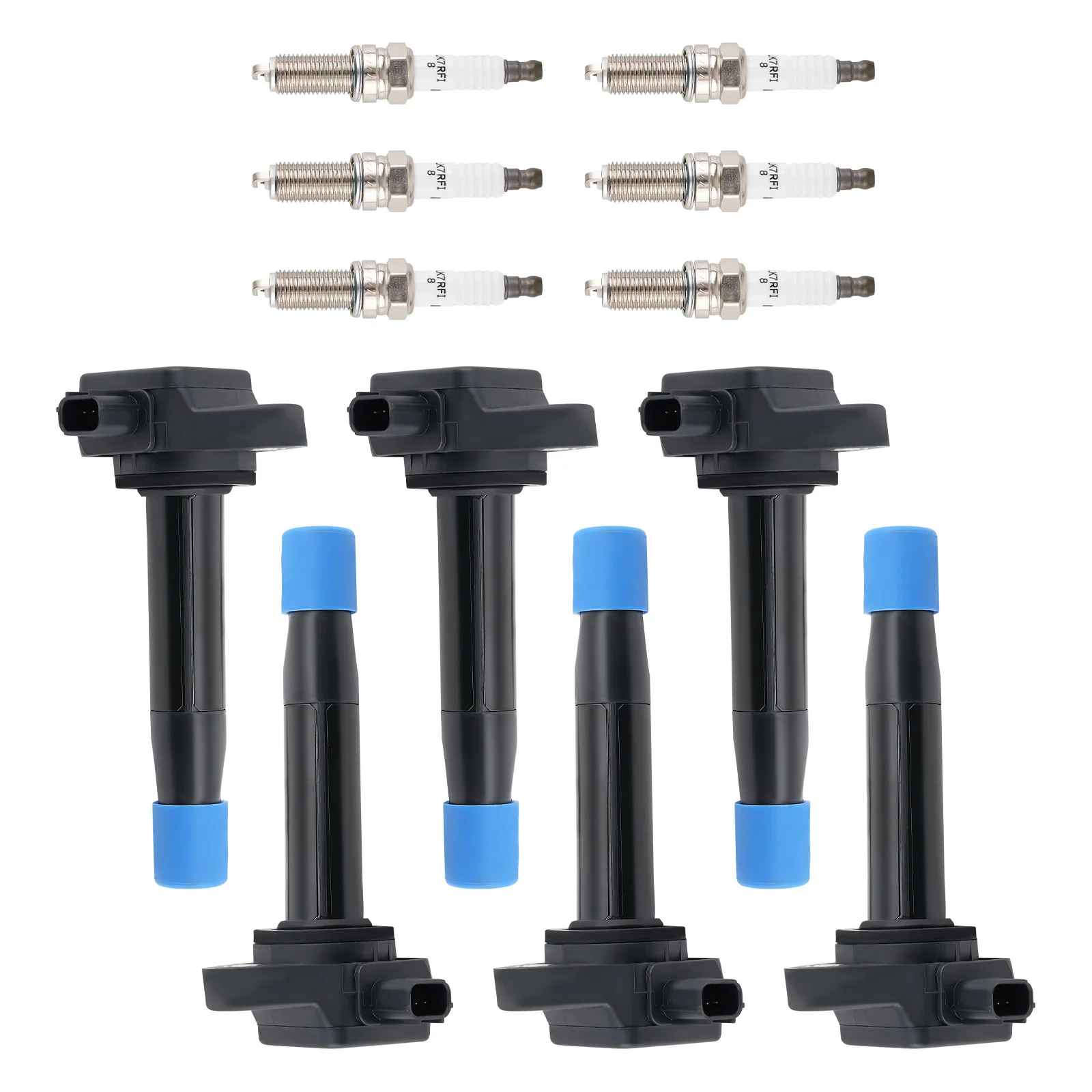 Set of 6 Ignition + Spark Plugs For Acura RDX ZDX Honda Pilot Ridgeline 3.5L V6
Set of 6 Ignition + Spark Plugs For Acura RDX ZDX Honda Pilot Ridgeline 3.5L V6
