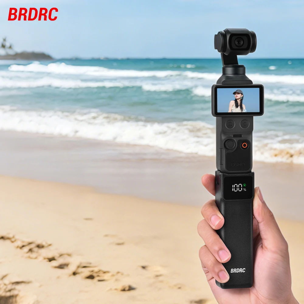 BRDRC Battery Handle for DJI Osmo Pocket 3 /4 Handheld Power Bank Charging Hand Grip Pocket 3 Accessories
BRDRC Battery Handle for DJI Osmo Pocket 3 /4 Handheld Power Bank Charging Hand Grip Pocket 3 Accessories