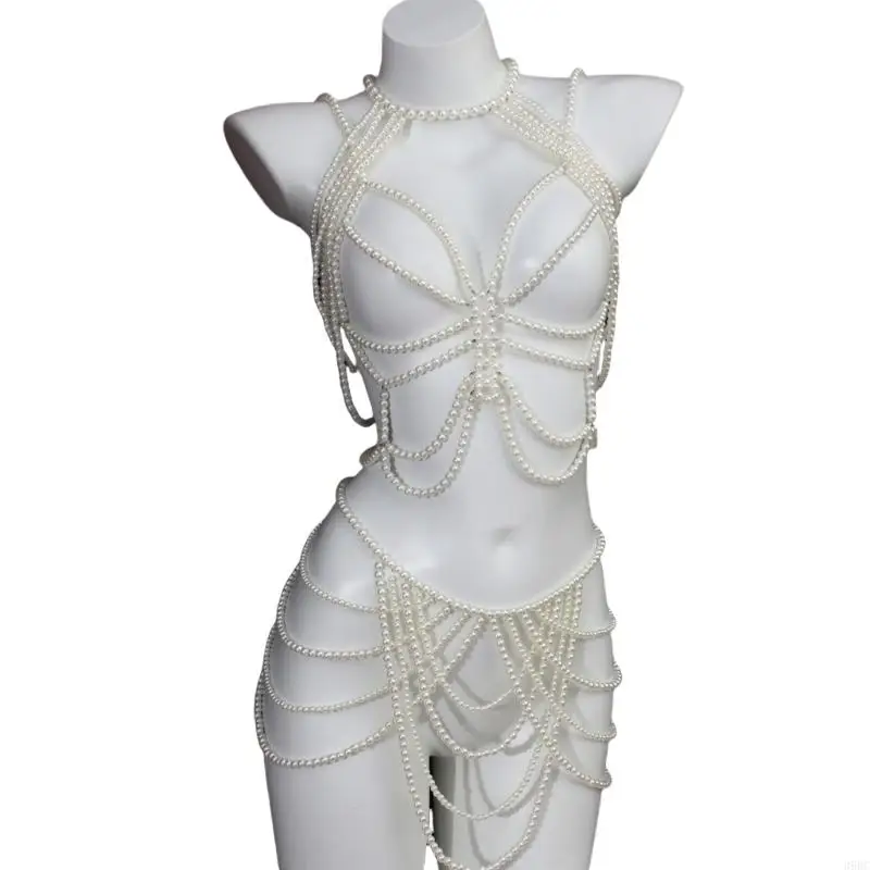 39BC Elegant Faux Pearls Body Chain Shoulder JewelryAccessory for Parties and Weddings
39BC Elegant Faux Pearls Body Chain Shoulder JewelryAccessory for Parties and Weddings