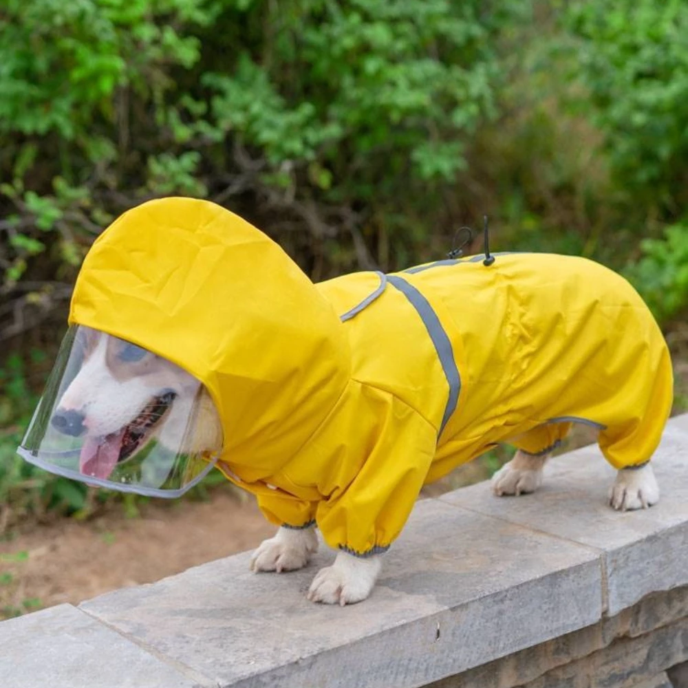 Pet Clothing Hot Item Big Dog Raincoat Cape Style Reflective Strip Pet Raincoat Windproof and Rainproof Dog Hooded Raincoat
Pet Clothing Hot Item Big Dog Raincoat Cape Style Reflective Strip Pet Raincoat Windproof and Rainproof Dog Hooded Raincoat