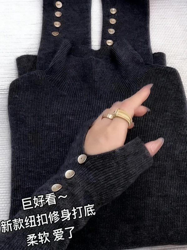 Женский вязаный свитер Ele ey f High Ne Slim Fit, базовый дизайн, для повседневной носки, весна 2026
Женский вязаный свитер Ele ey f High Ne Slim Fit, базовый дизайн, для повседневной носки, весна 2026