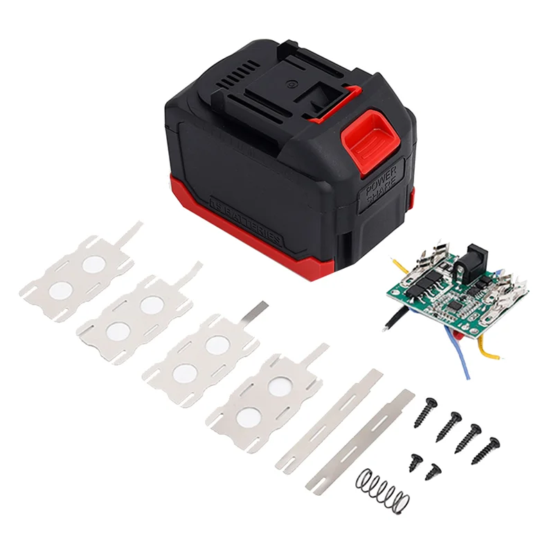 Protection boardBattery Case+Lithium Battery Protective Board for 15-Cell Battery Case Circuit Board Kit
Protection boardBattery Case+Lithium Battery Protective Board for 15-Cell Battery Case Circuit Board Kit