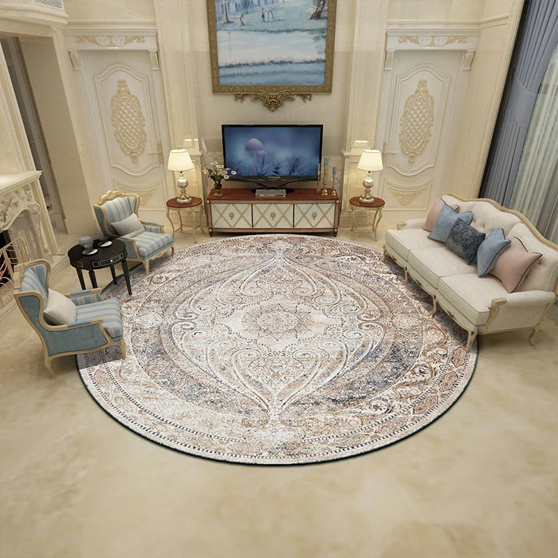 Round Carpet for Living Room Vintage Printed Home Decoration Bedroom Large Area IG Plush Mat Cloakroom Soft Rug ковер Tapis 러그
Round Carpet for Living Room Vintage Printed Home Decoration Bedroom Large Area IG Plush Mat Cloakroom Soft Rug ковер Tapis 러그