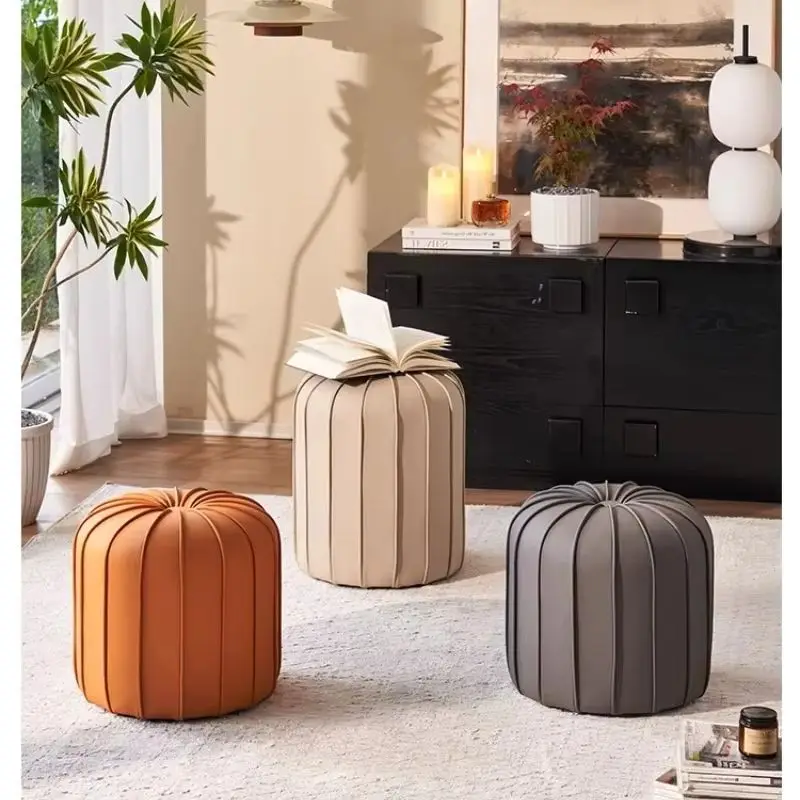 Легкий роскошный кожаный табурет из цельного дерева, туалетный столик, креативный маленький диван-табурет для гостиной и туалетного столика
Легкий роскошный кожаный табурет из цельного дерева, туалетный столик, креативный маленький диван-табурет для гостиной и туалетного столика