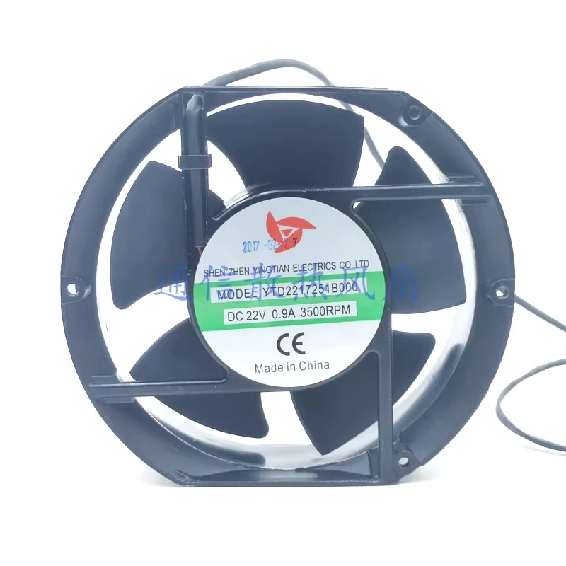 HTS...1 piece YTD2217251B000 22VDC 0.9A cabinet cooling fan
HTS...1 piece YTD2217251B000 22VDC 0.9A cabinet cooling fan