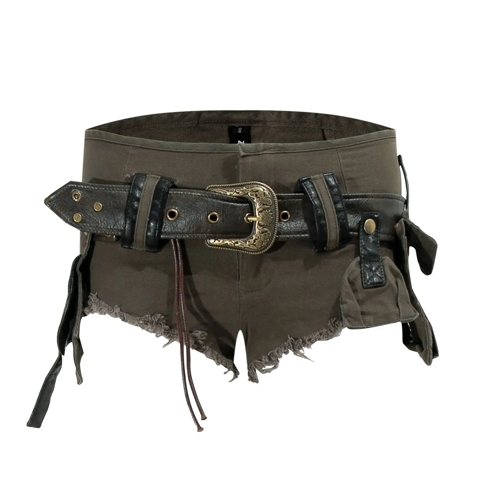 2026 New Women's American Retro Heavy Duty Washed Denim Shorts Summer Buckle Belt Frayed Hem Hot Pants
2026 New Women's American Retro Heavy Duty Washed Denim Shorts Summer Buckle Belt Frayed Hem Hot Pants