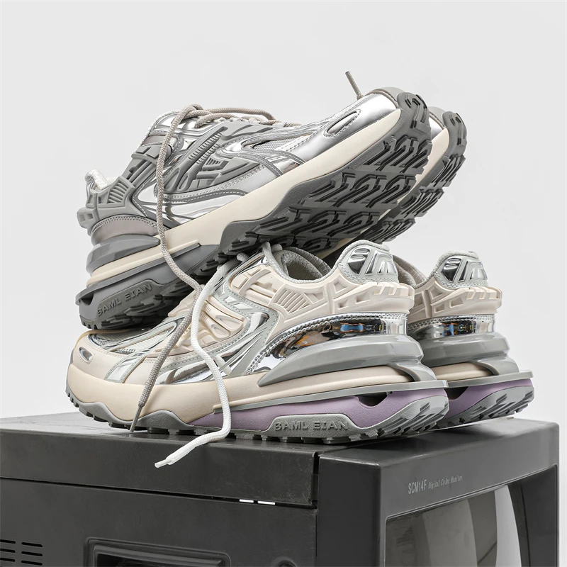 2025Summer Breathable Comfortable Lightweight High-Quality Chameleon Style Couple Dad Shoes Couple Style White Purple Gray36-44
2025Summer Breathable Comfortable Lightweight High-Quality Chameleon Style Couple Dad Shoes Couple Style White Purple Gray36-44