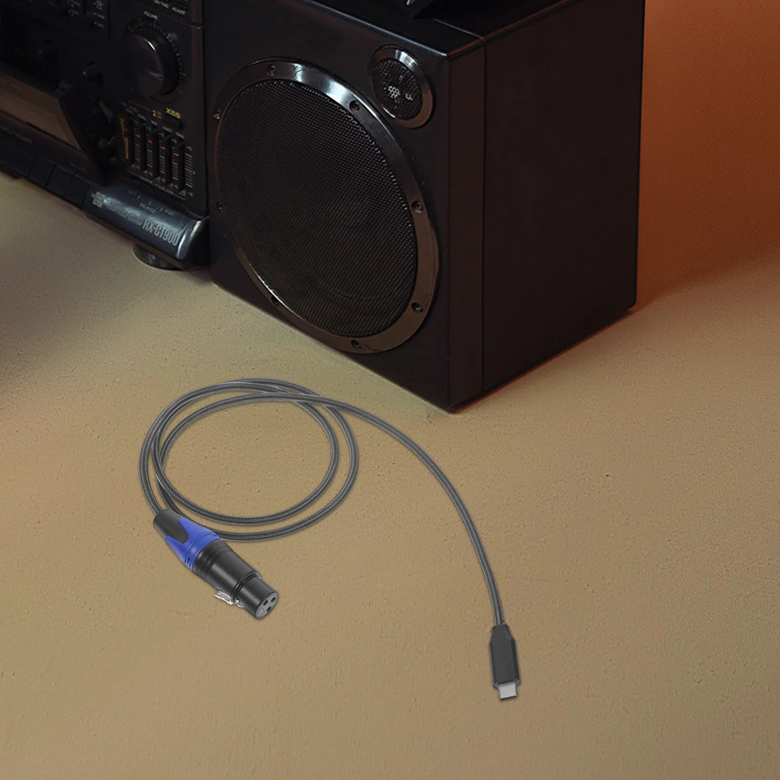 TYPE C to XLR Cable Coiled Wired Mic Guitar Extension Instrument Microphone Speaker
TYPE C to XLR Cable Coiled Wired Mic Guitar Extension Instrument Microphone Speaker
