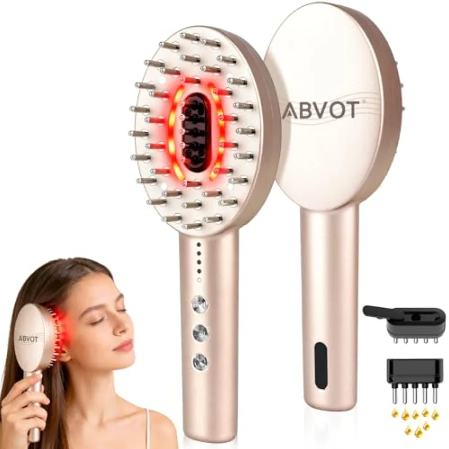 3-in-1 Electric Scalp Massager with Hair Oil Applicator Red and Blue Light Modes Vibrating Massage Tool for Scalp/Face/Body Rel
3-in-1 Electric Scalp Massager with Hair Oil Applicator Red and Blue Light Modes Vibrating Massage Tool for Scalp/Face/Body Rel